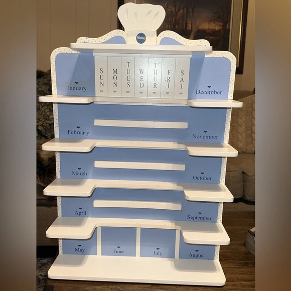 The Pillsbury Doughboy™ Wooden Calendar/Figurines The Danbury Mint Vintage - Picture 2 of 11